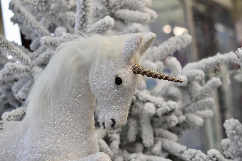 Close-up of a unicorn horn